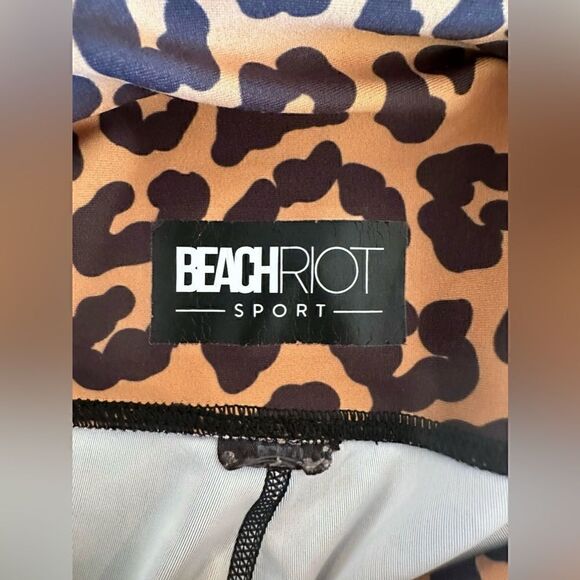 Beach Riot Piper Legging in Leopard Print Size S - Picture 8 of 11